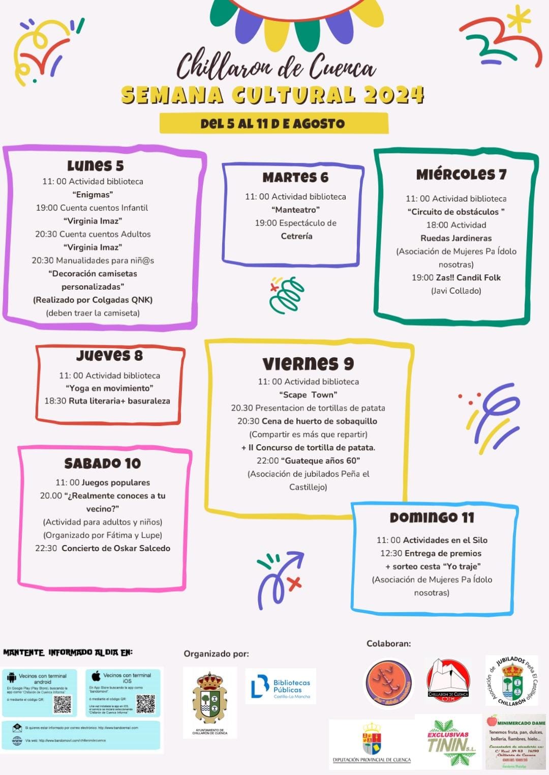 Semana Cultural de Chillarón de Cuenca 2024